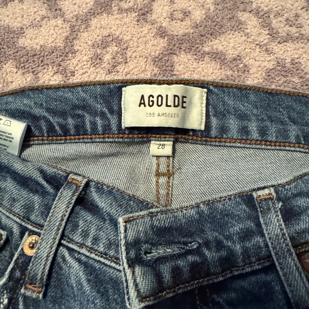 AGOLDE Women's Blue Jeans